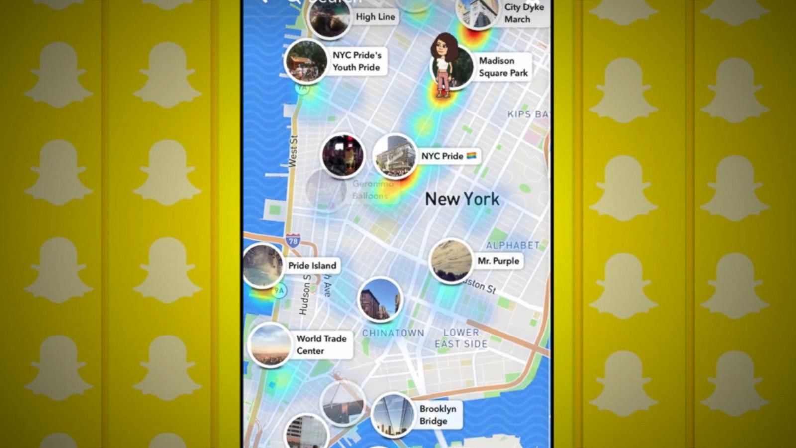 how does snap maps work
