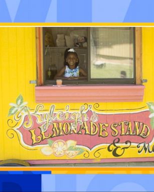 VIDEO: 7-year-old who runs her own food truck appears live on 'GMA'