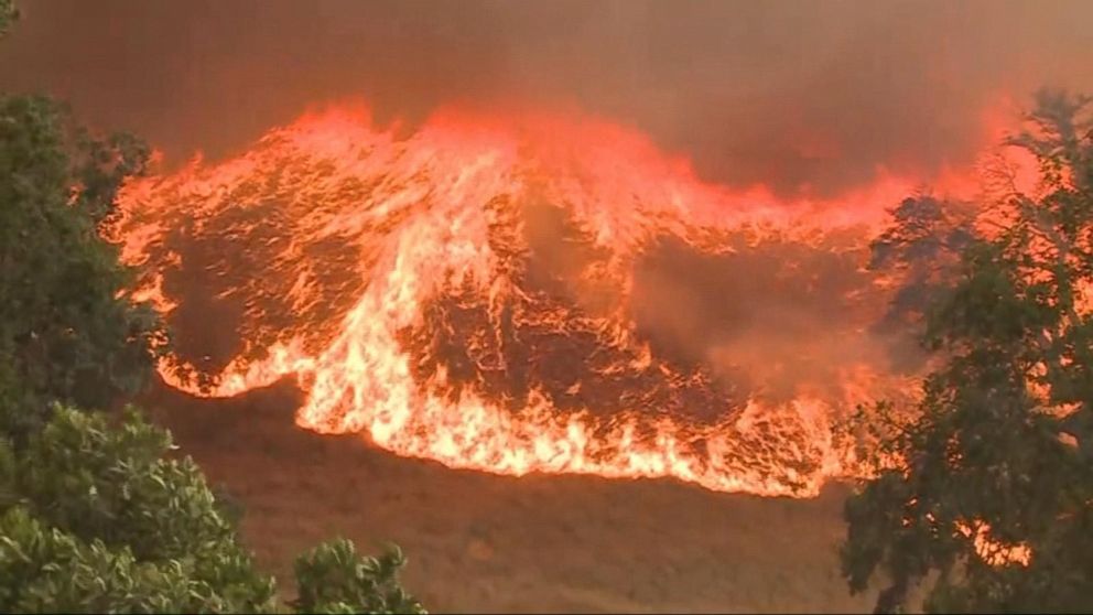 Firefighters Battle Wildfires Across The West Gma 