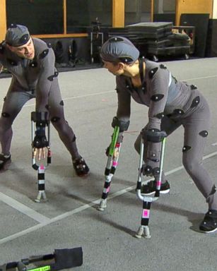 VIDEO: Watch Ginger Zee transform into a primate using motion capture technology