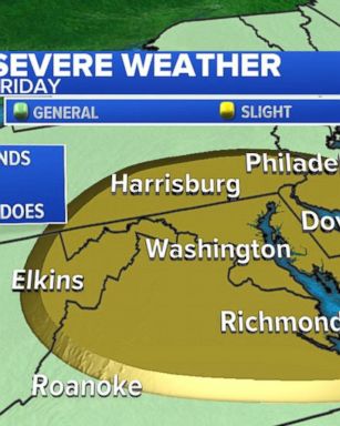 VIDEO: Severe weather moves East