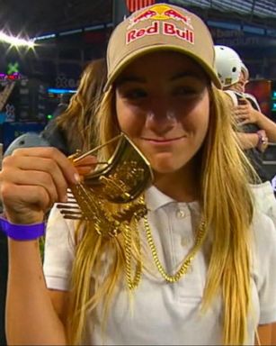 VIDEO: 13-year-old Brighton Zeuner youngest winner of X Games gold