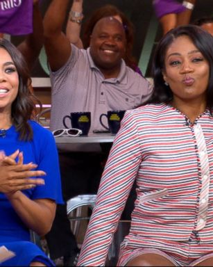 VIDEO: Regina Hall and Tiffany Haddish dish on 'Girls Trip' 