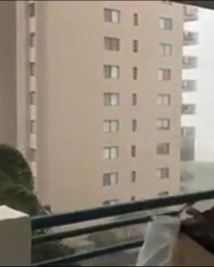 VIDEO: Tropical storm Emily hits Florida with rain, winds