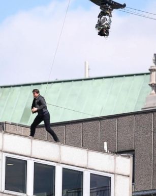 VIDEO: New video shows Tom Cruise stunt gone awry