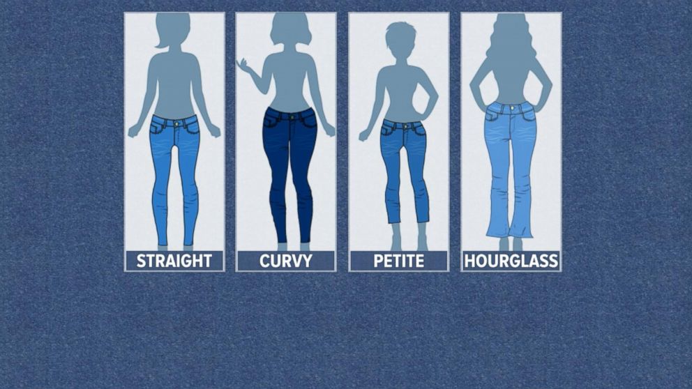 How To Pick The Best Jeans For Your Body Shape Video Abc News
