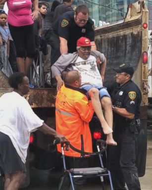 VIDEO: Harvey evacuees seek shelter at Houston convention center