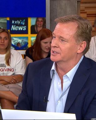 VIDEO: Roger Goodell discusses the NFL's humanitarian efforts in the aftermath of Harvey