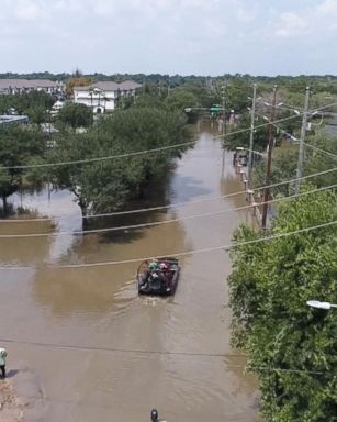 VIDEO: First responders use drones in Harvey rescues