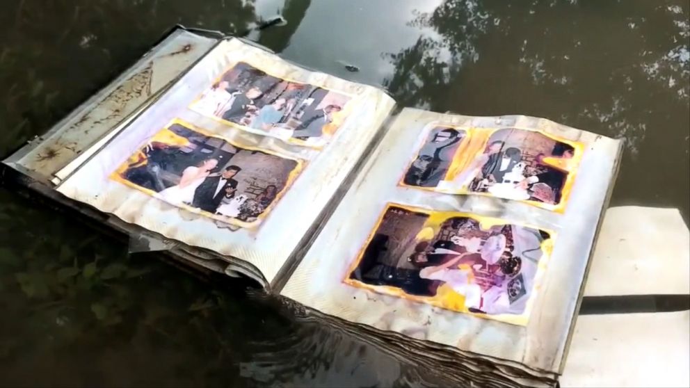 VIDEO: Margaret Cheiner was thrilled to get her pictures back after Lauren Thompson Miller found them near Buffalo Bayou.