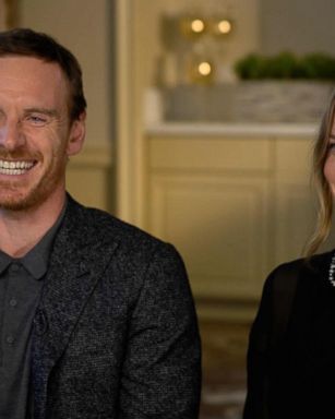 VIDEO: Michael Fassbender and Rebecca Ferguson discuss their new horror film 'The Snowman'