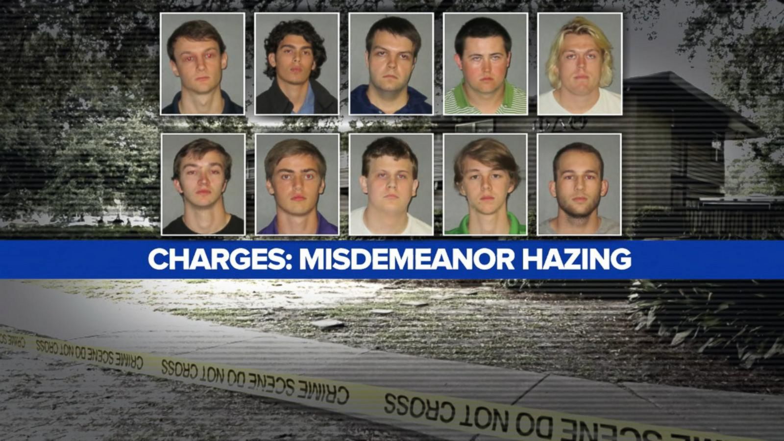 10 Men Face Charges In Alleged Fraternity Hazing Death Good Morning America