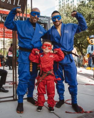 VIDEO: The Make-A-Wish Foundation gave Bryant Mordinoia ninja training and then asked the community to come cheer him on as he fought off villains.