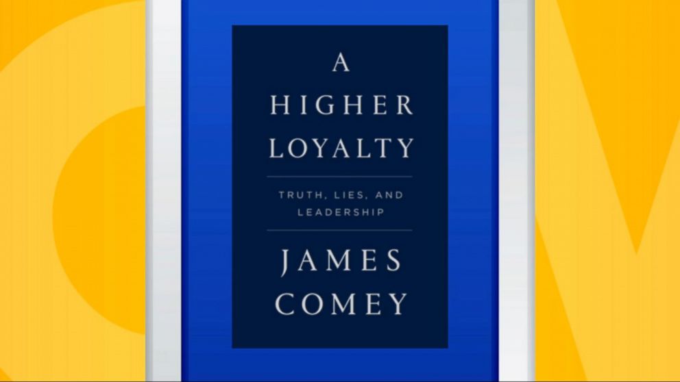 James Comey's book title, cover revealed GMA