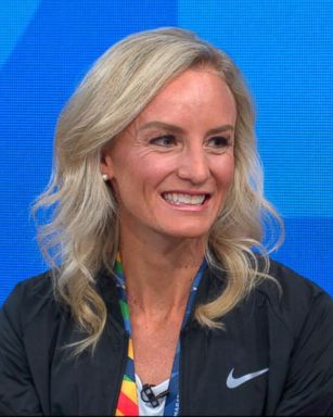 VIDEO: Shalane Flanagan reacts to making history at NYC Marathon