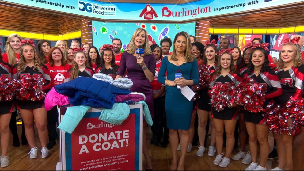 Video 11th annual Burlington Coat Drive kicks off live on 'GMA' ABC News