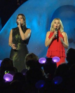 VIDEO: 1st look at 'Frozen' co-stars Kristen Bell, Idina Menzel's performance together