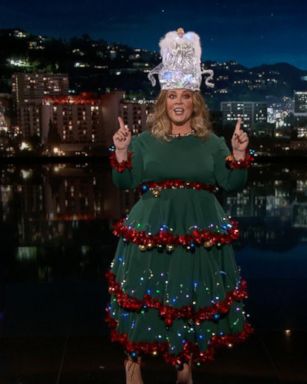 VIDEO: Melissa McCarthy gets in the holiday spirit as guest host on 'Jimmy Kimmel Live'