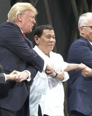 VIDEO: Trump meets with Philippine President Duterte