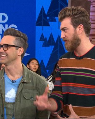 VIDEO: YouTube Stars Rhett and Link taste test unique holiday foods live on 'GMA' 