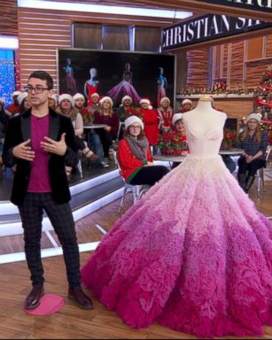 VIDEO: Fashion designer Christian Siriano shares the inspiration behind his iconic gowns 