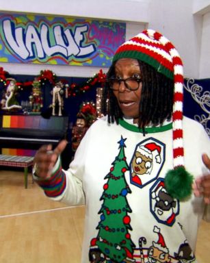 VIDEO: Whoopi Goldberg hosts a holiday party for 50 foster kids 