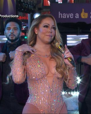 VIDEO: Mariah Carey gets second-chance New Year's performance