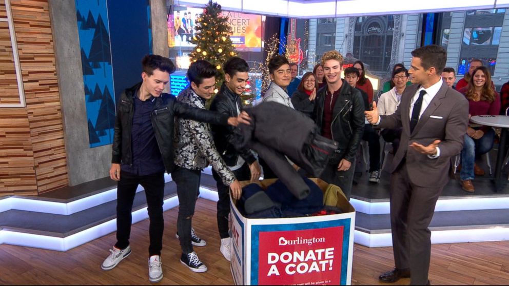 In Real Life members donate coats for Burlington Coat Drive Good Morning America