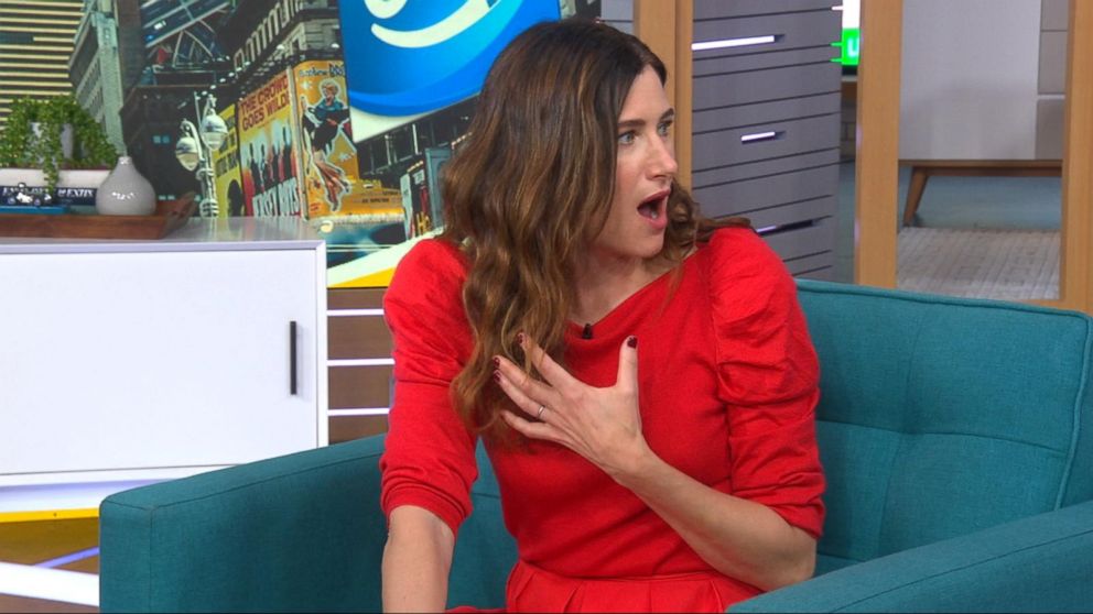 Watch Kathryn Hahn react to her first TV role when she was in fourth grade....