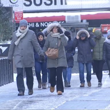 VIDEO: Travelers struggle with flight delays, some airport closures after crippling East Coast storm