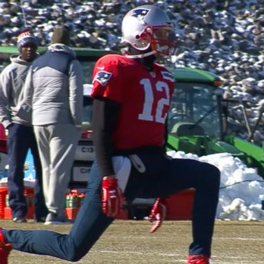 VIDEO: Tom Brady's playing status in question pre-Super Bowl