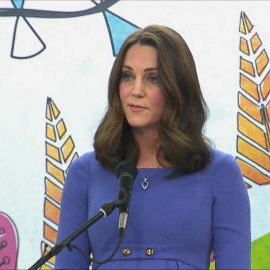 VIDEO: Kate, 36, visited Roe Green Junior School in London to launch the Mentally Health Schools program.