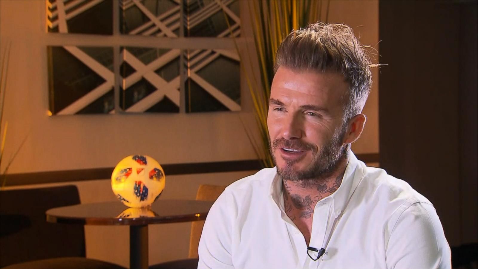 How does David Beckham nap with his pup? By wrapping her in a