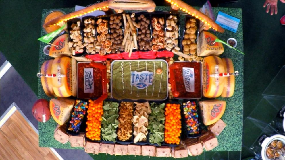 VIDEO: How to make the ultimate Super Bowl snack stadium 