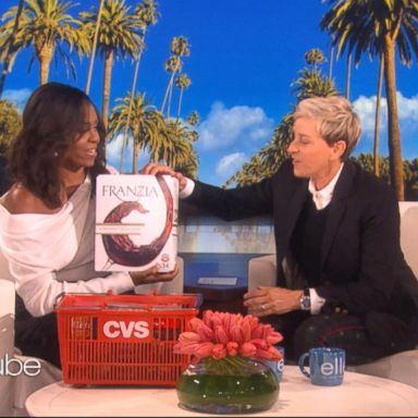 VIDEO: Michelle Obama stops by 'Ellen' to celebrates the host's 60th birthday