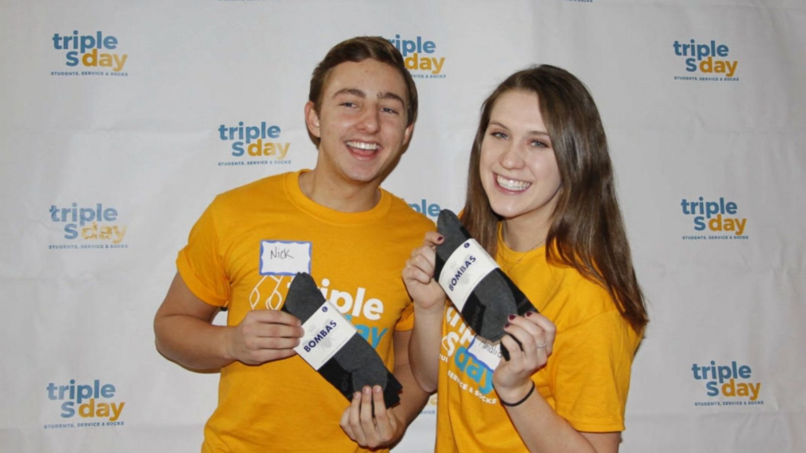 Bombas donated the socks that students brought to nearly two dozen homeless shelters.