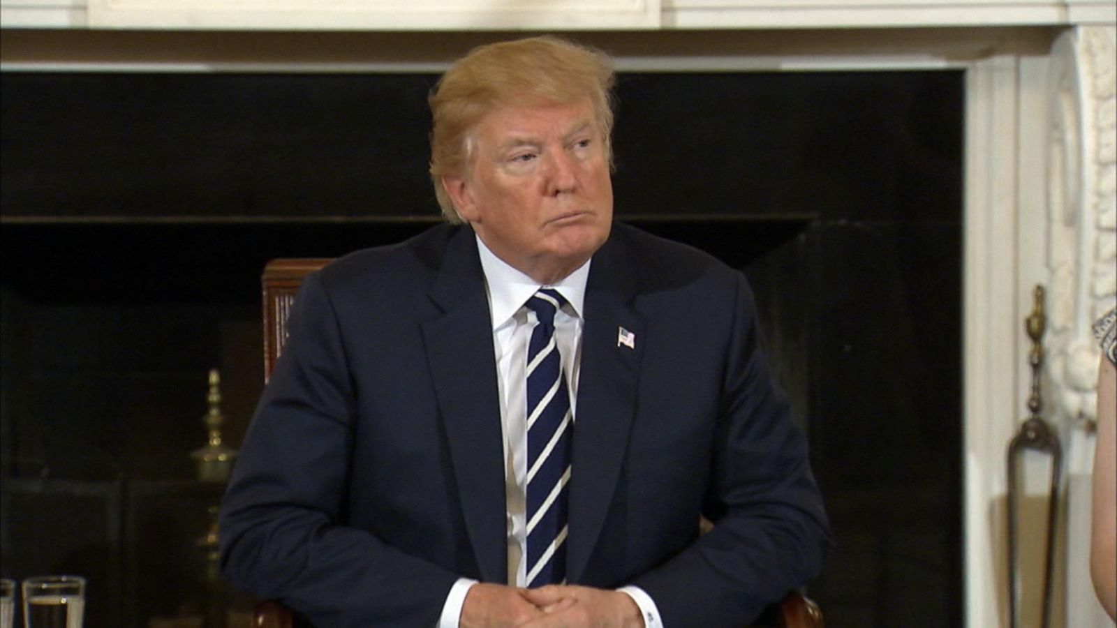 VIDEO: Trump open to stronger gun background checks, arming teachers