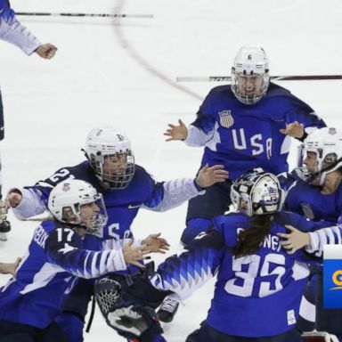 VIDEO: US wins Olympic gold in women's hockey