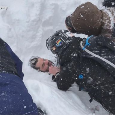 VIDEO: Snow boarder buried alive and rescued in California avalanche