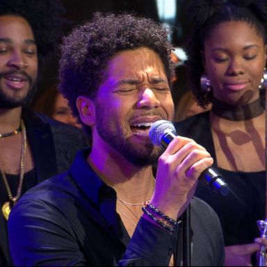 VIDEO: Jussie Smollett performs 'Freedom' on 'GMA' 