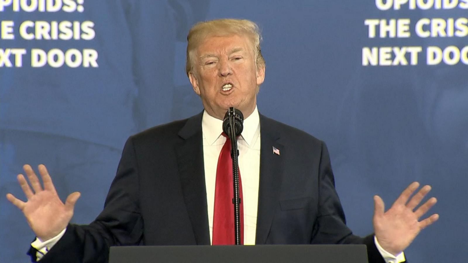 VIDEO: President Trump pushes death penalty for opioids dealers