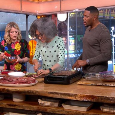 VIDEO: Grilling skirt steak with Carla Hall!