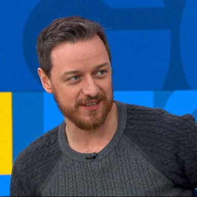 VIDEO: James McAvoy opens up about 'Sherlock Gnomes' live on 'GMA' 