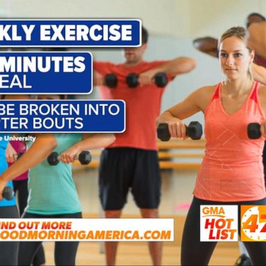 VIDEO: 'GMA' Hot List: Study reveals how many minutes of exercise you need