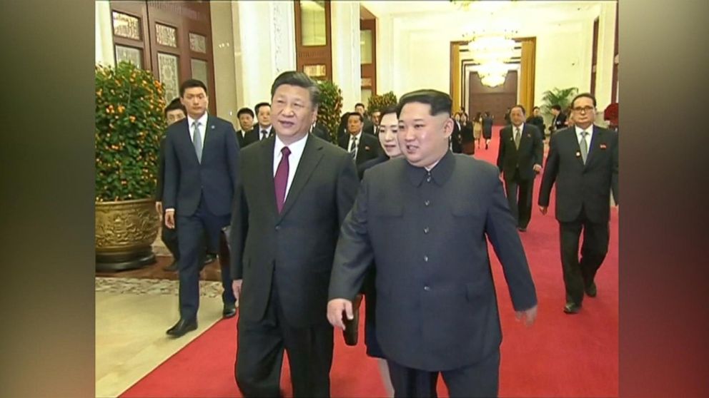 Video Kim Jong Un visits China in historic first - ABC News