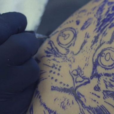 VIDEO: New tattoo trend uses ink made from a loved one's hair