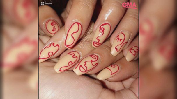 Picasso Nails Are The Newest Nail Trend On Instagram Gma