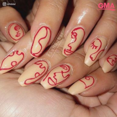 VIDEO:Picasso nails are the newest nail trend on Instagram 