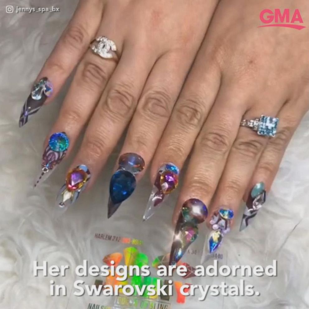 The Story Behind Cardi B's Crystal Acrylic Nails at The 2018 Grammy Awards