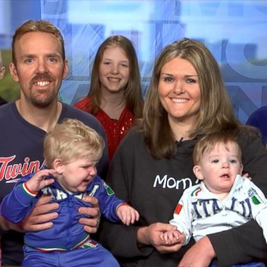 VIDEO: Couple who struggled with fertility has 7 children after winning an IVF raffle